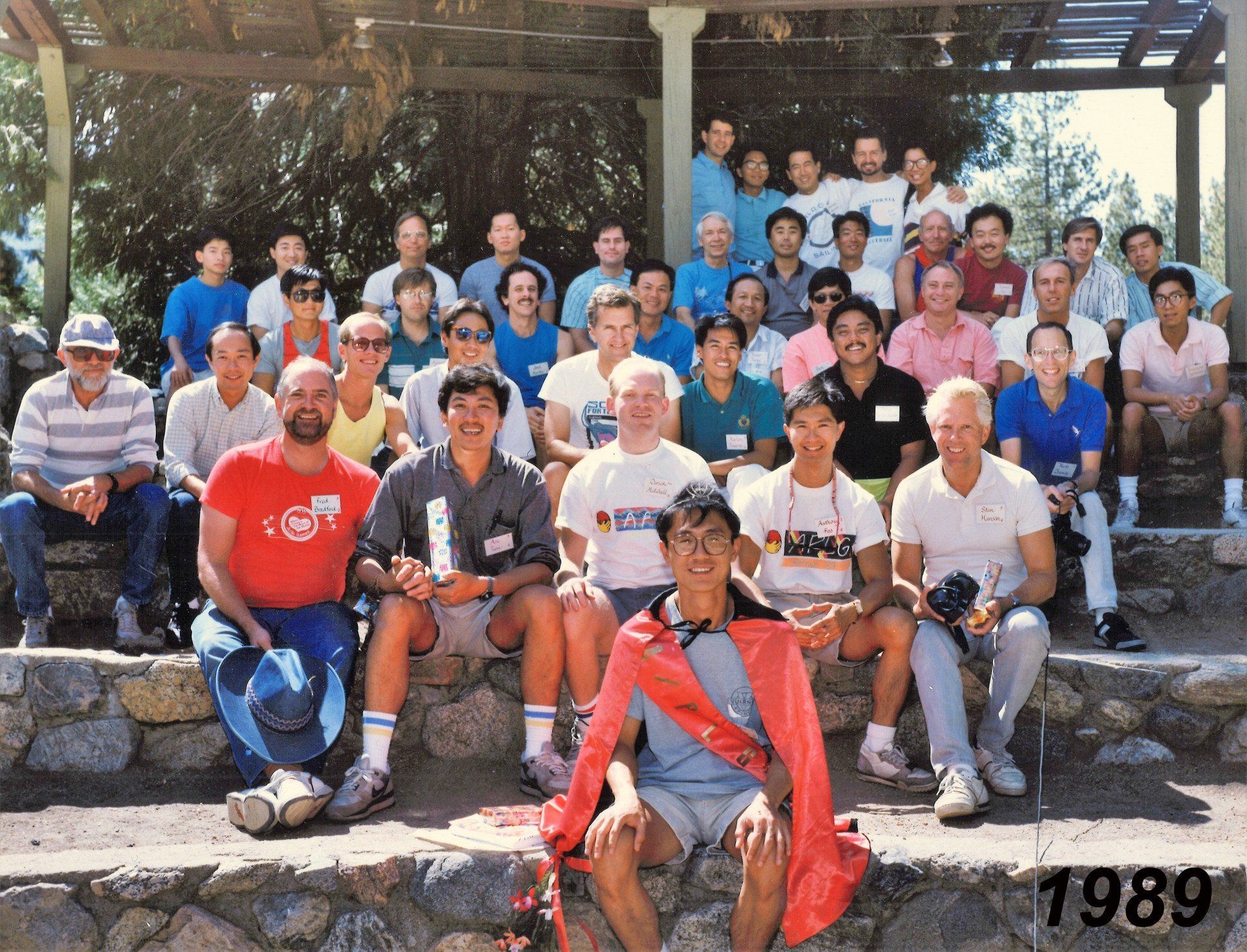 A/PLG members in a group photo, 1989