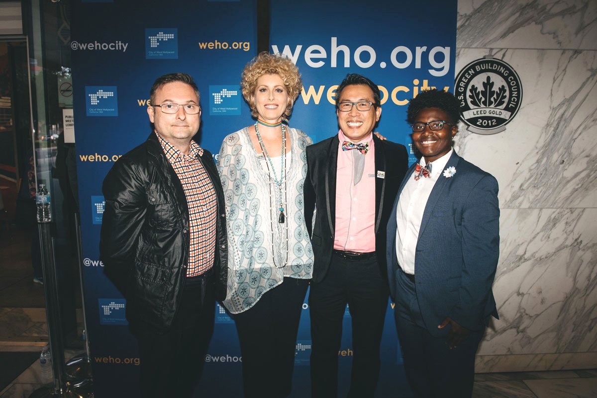 A/PGF members with the 2019 Rainbow Key Award