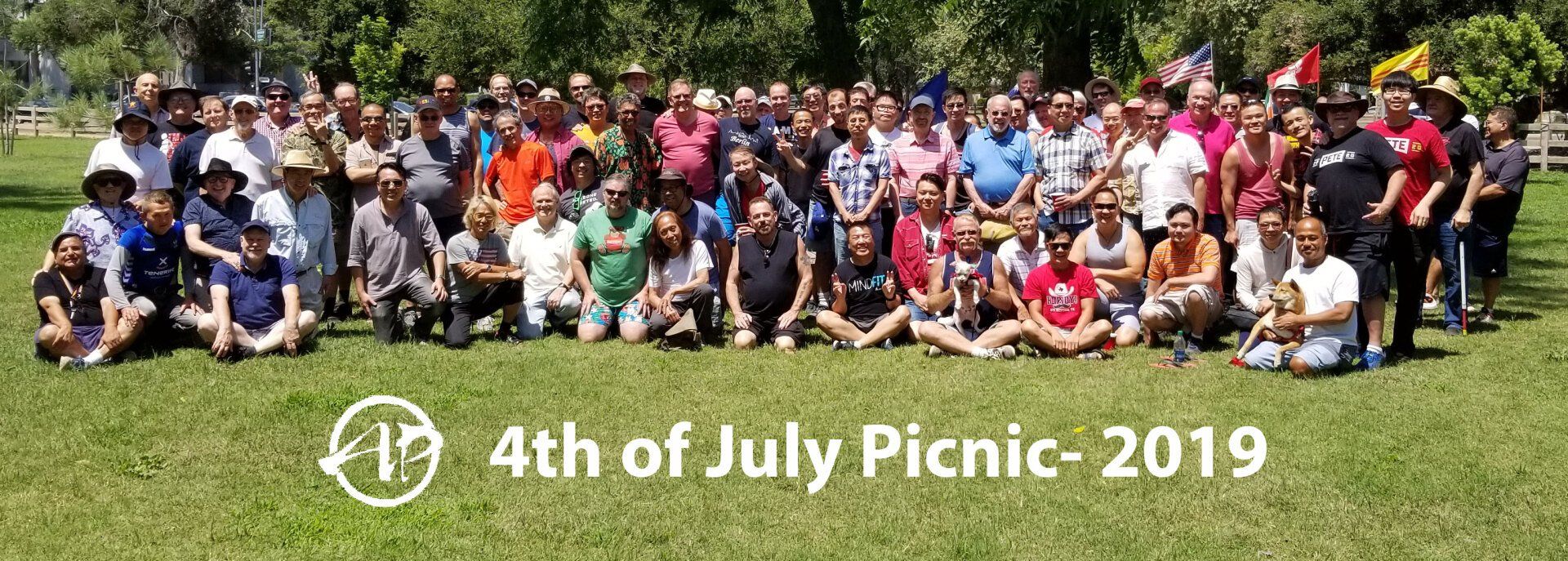 4th of July Picnic 2019: group photo
